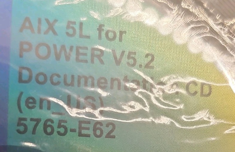LCD4-1144-01 ~ IBM AIX 5L for POWER V5.2 Documentation CD ~ 5765-E62 ~ 2002