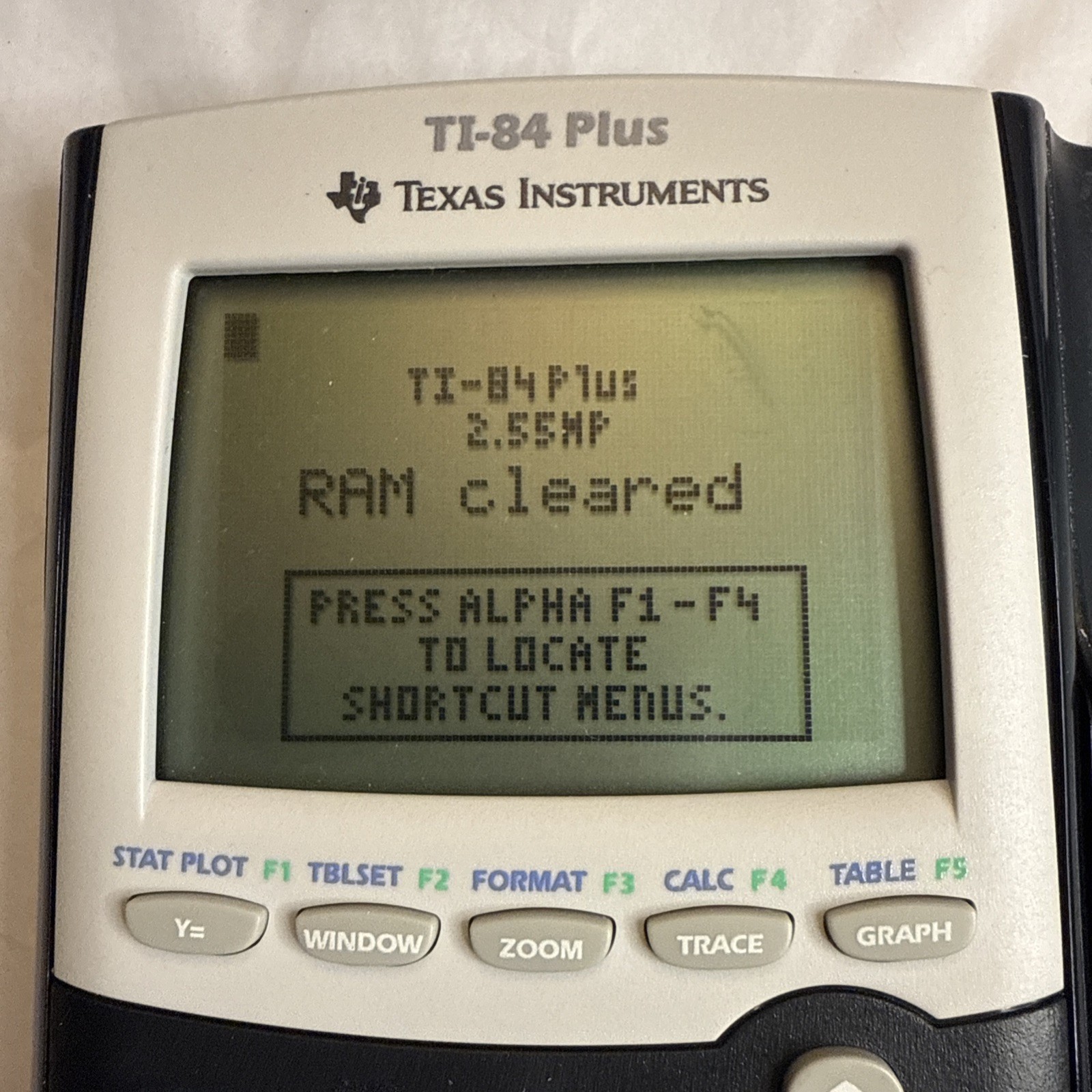 Texas Instruments TI-84 Plus Graphics Calculator - Black- tested