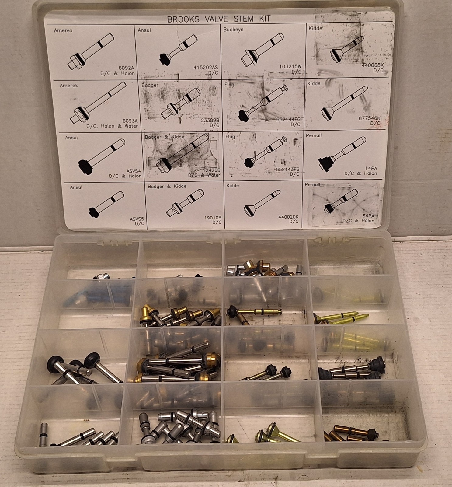 Brooks VALVE STEM KIT Approx 92 Valve Stems included Free Shipping