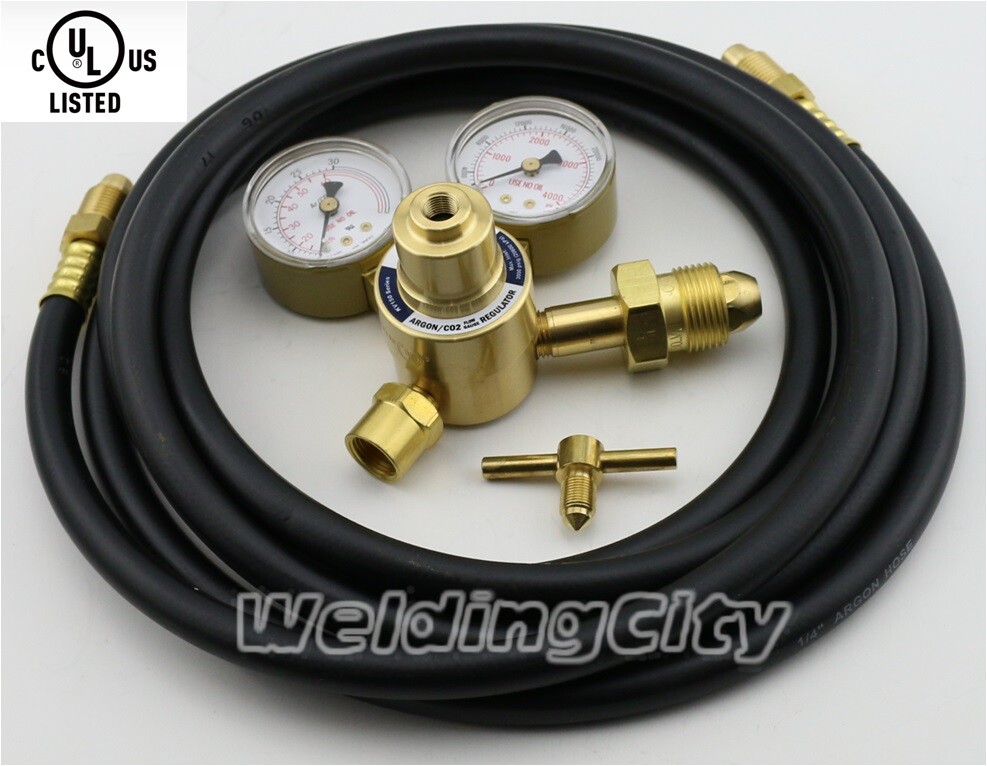 WeldingCity® AF150-580 Regulator Flowmeter w/ 10-ft Hose for Victor UL-List USA