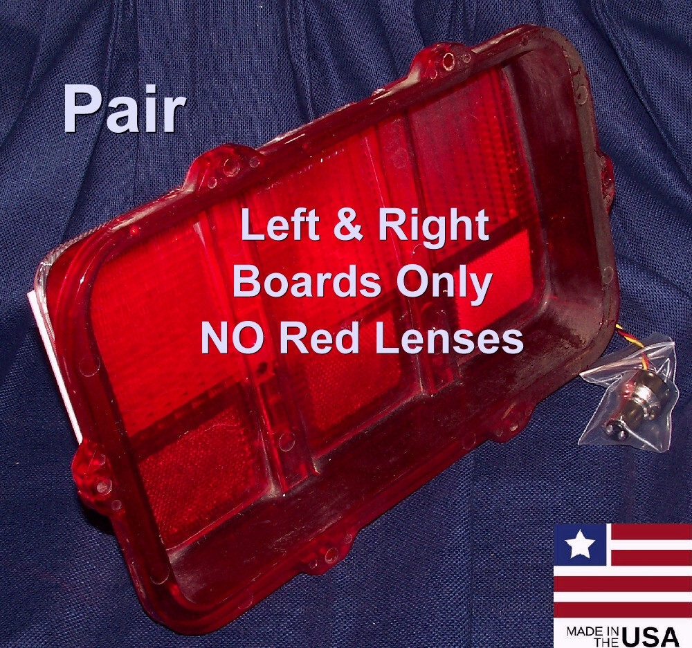 PAIR '70 1970 MUSTANG SEQUENTIAL LED BRAKE/TAIL LIGHTS, NO RED LENS, FREE SHIP