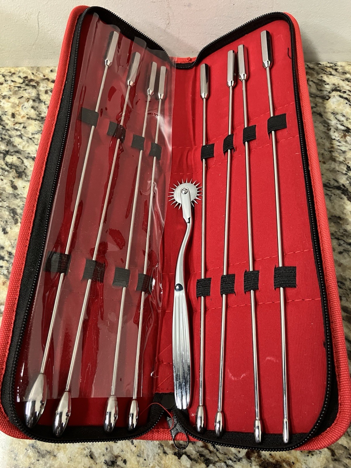 BDeals Bakes Rosebud 9 Pcs Urethral Dilators Set Stainless Steel