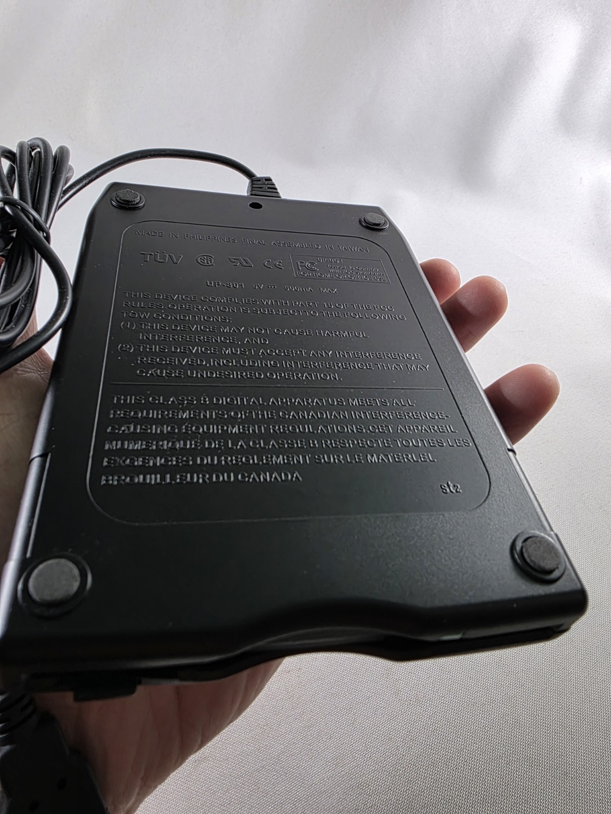 3.5" Floppy Disk Drive External Slim USB Model UP-801