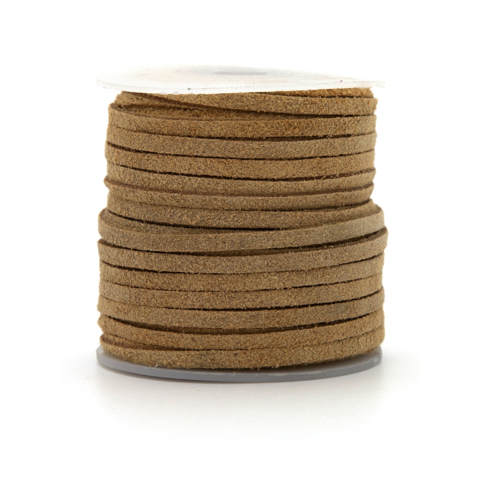 Cousin DIY Suede Jewelry and Beading Cord Roll, Light Brown, 75 ft