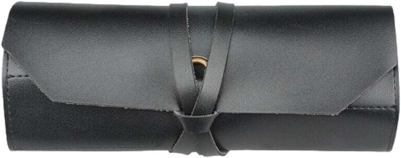 Leather Tool roll up Pouch 10 Slot,Portable Wrench roll for Barbers,Woodworke...