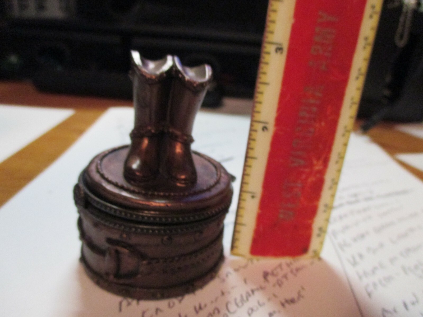 CB COWBOY BOOTS TRINKET BOXES-NIB !!!!!!