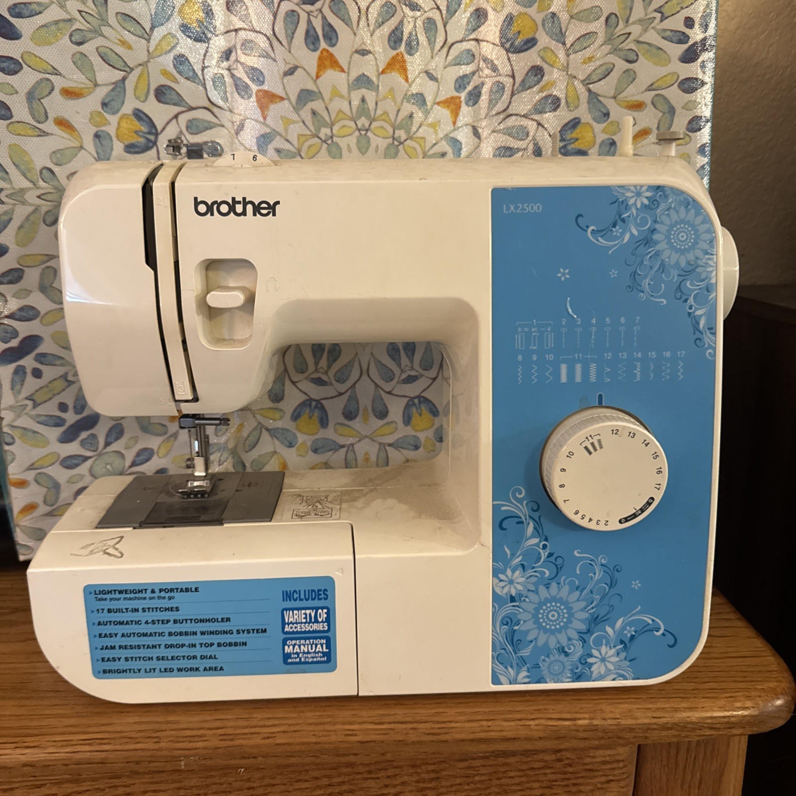 Brother LX2500 17-Stitch Sewing Machine Homestead Sew Handmade Crafts