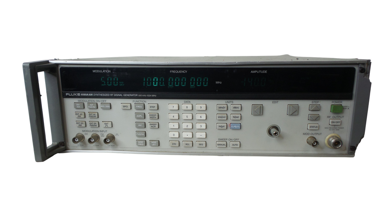 Fluke 6080A/AN Synthesized RF Signal Generator 500KHZ-1024MHZ - Free shipping
