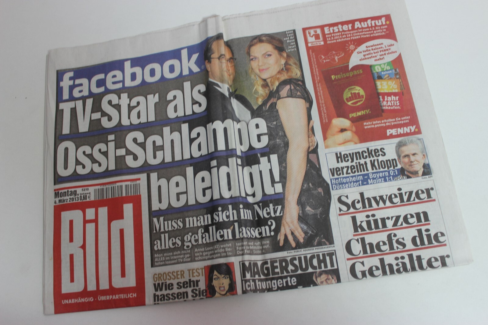 BILDzeitung 04.03.2013 March 4.3.2013 gift for special occasions