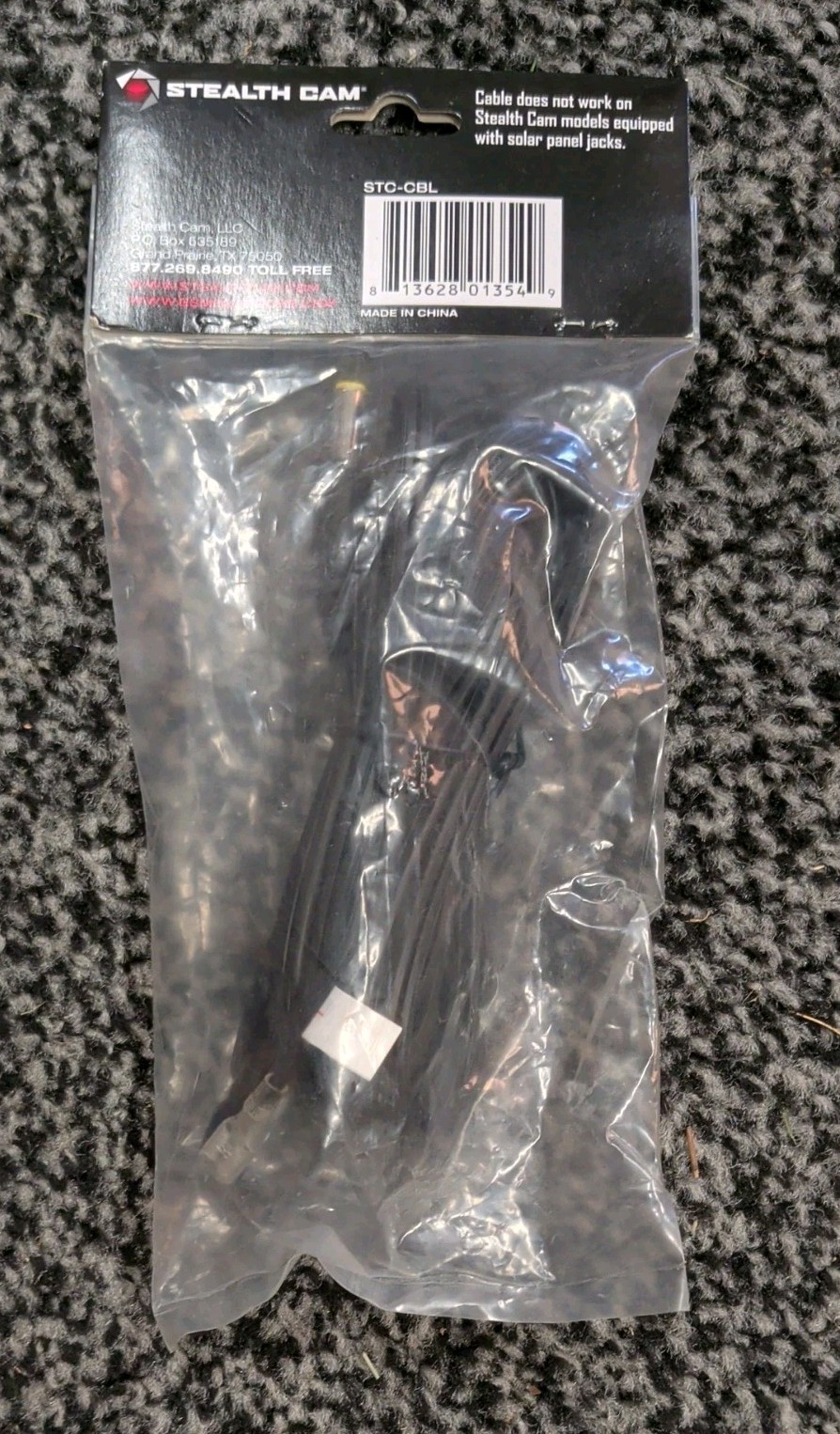 Stealth Cam 10' Battery Connection Cable For Trail Camera