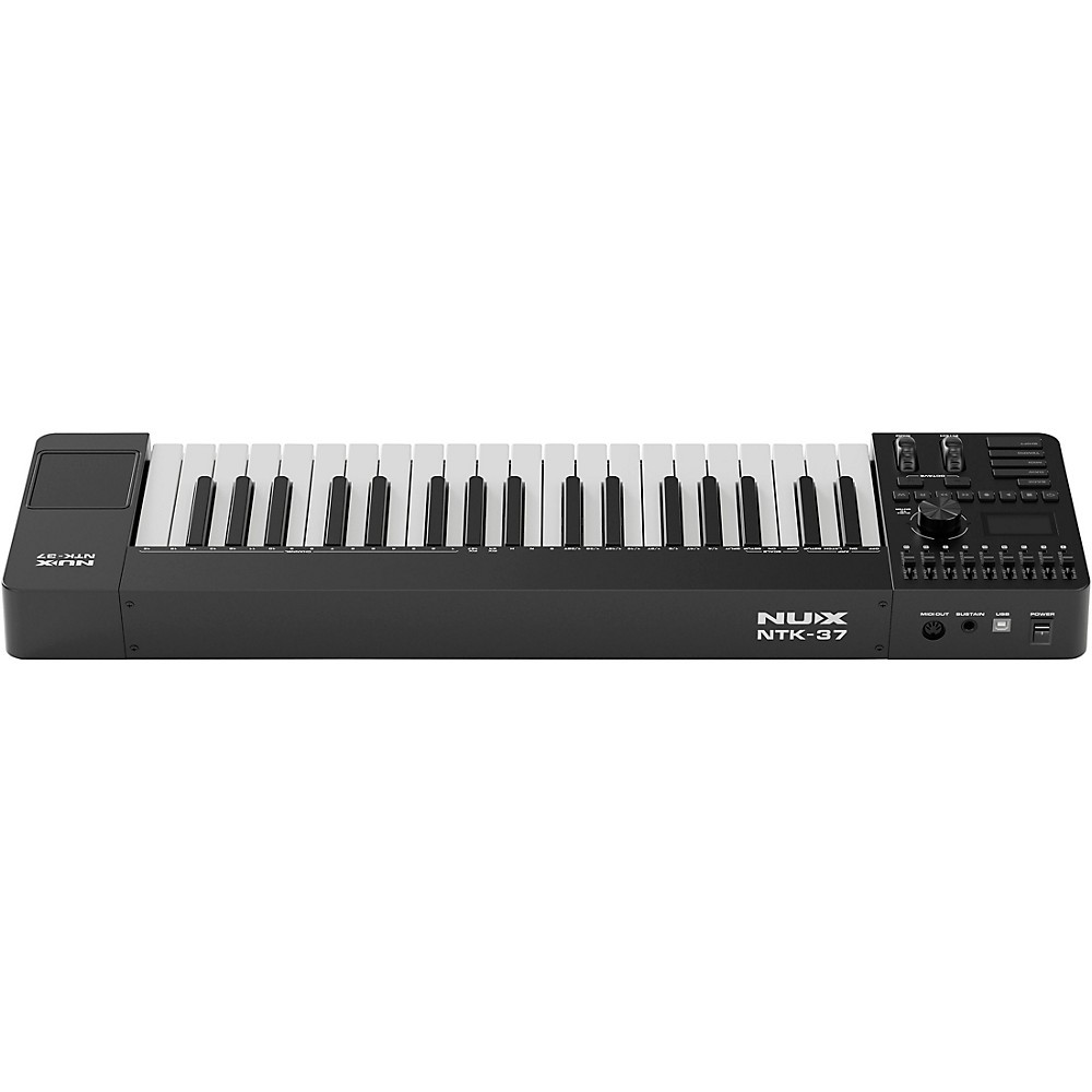 NUX NTK-37 MIDI Keyboard Controller Black