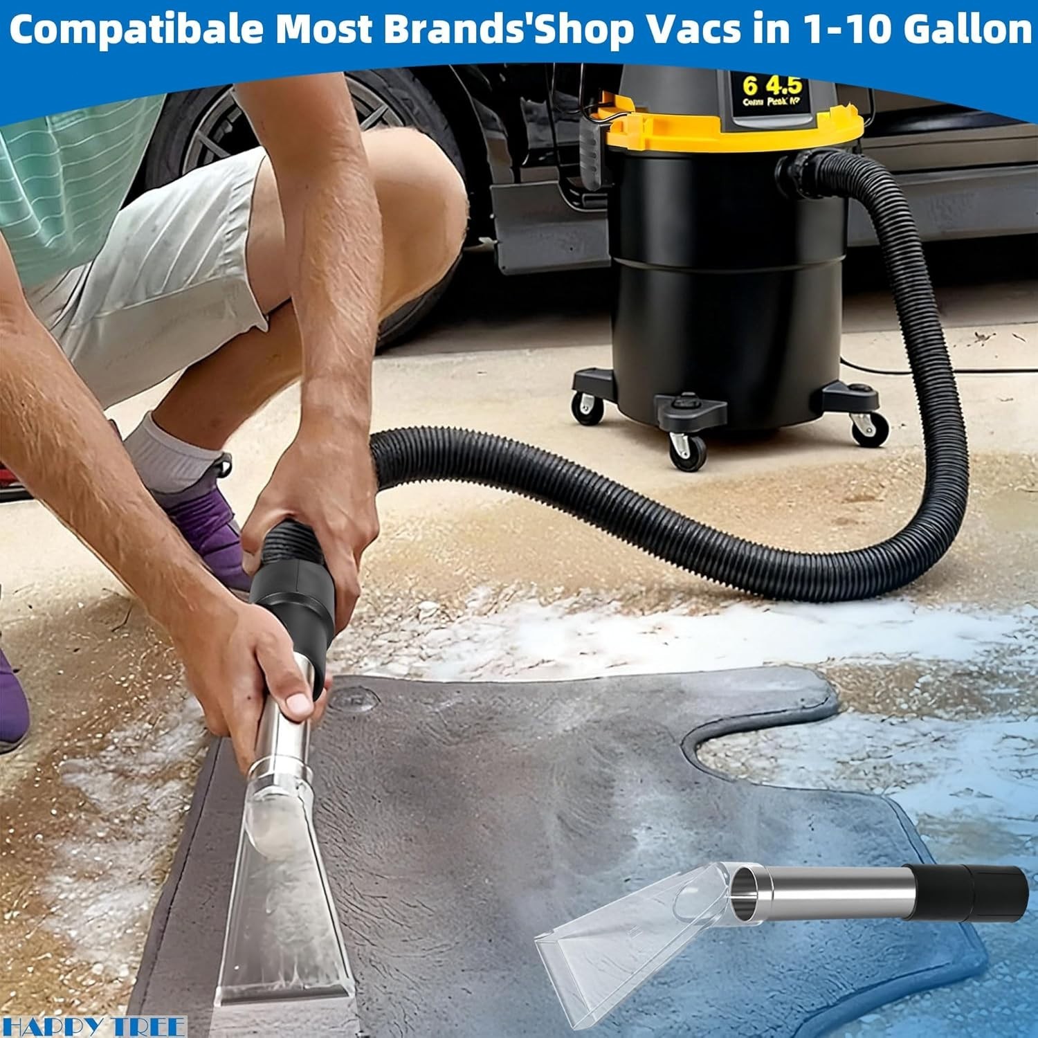 Extractor Attachment Vacuum Extractor Tool for Carpet Upholstery Car