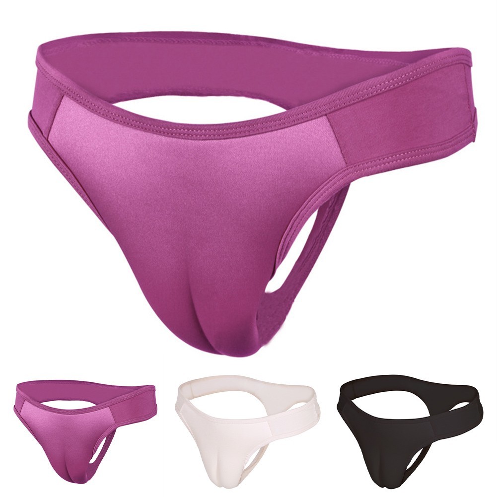 Breathable Nylon Men's Shaping Underwear Crossdresser Hiding Gaff Panties