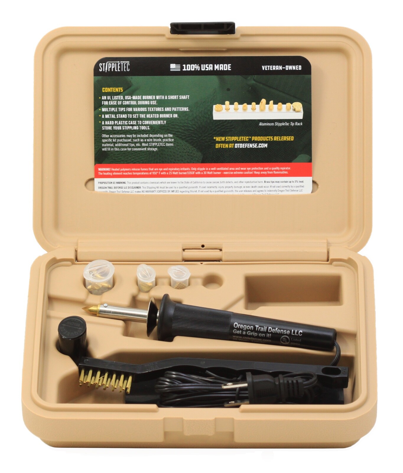 Deluxe Firearms Stippling Kit by OTDefense. 100% USA Made!