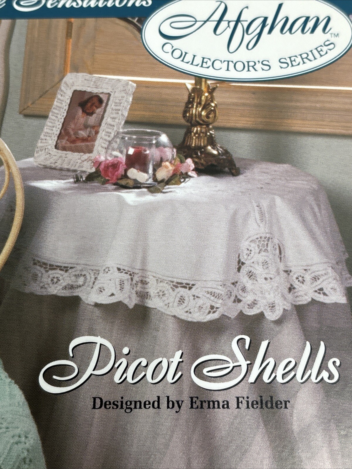 Picot Shells Ripple Afghan Crochet Pattern Card Needlecraft Shop