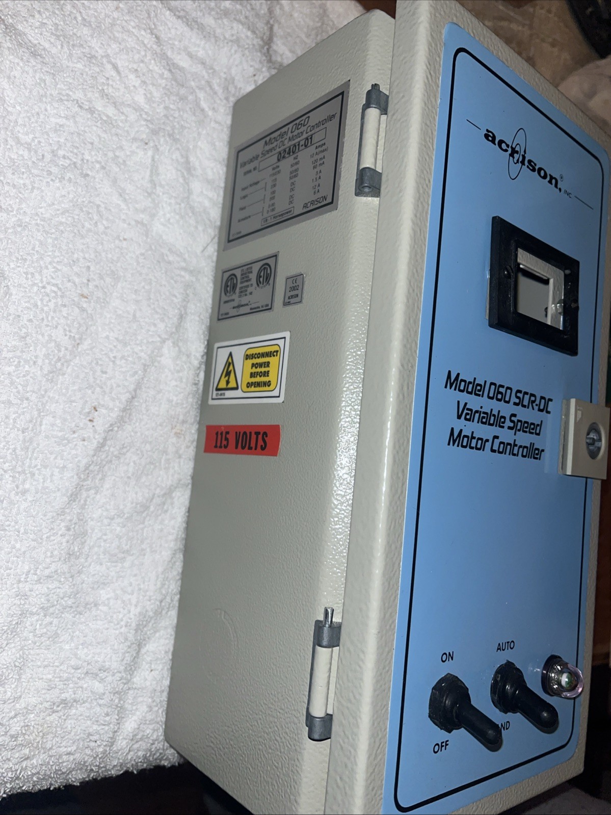 New Acrison Inc. Model 060 SCR-DC 1103 Variable Speed Motor Controller Free Ship