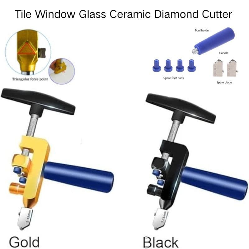 Tile Window Glass Ceramic Diamond Cutter One-Piece Professional Manual Cutting