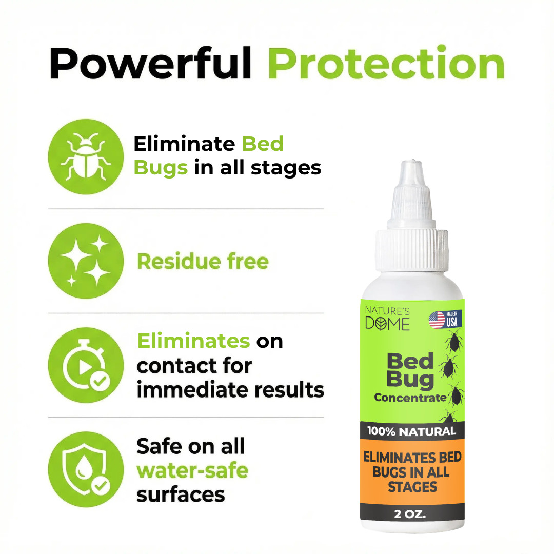 Nature’s Dome Bed Bug Concentrate 2 oz – Makes 16 oz