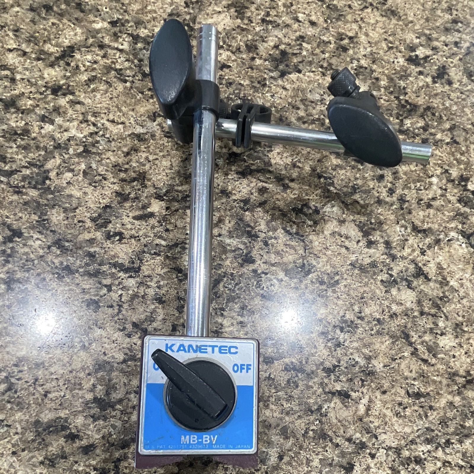 KANETEC MB-BV Magnetic Base Indicator Holder Stand w/ Adjustable Arm