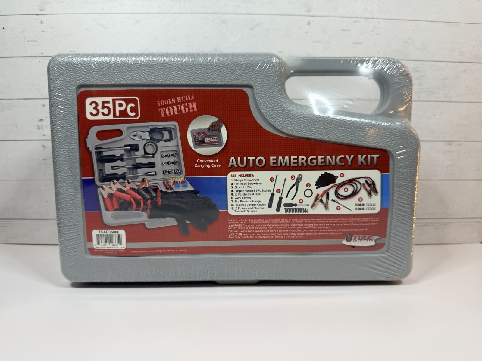 Tool Solutions 35pc Auto Emergency Kit - NEW