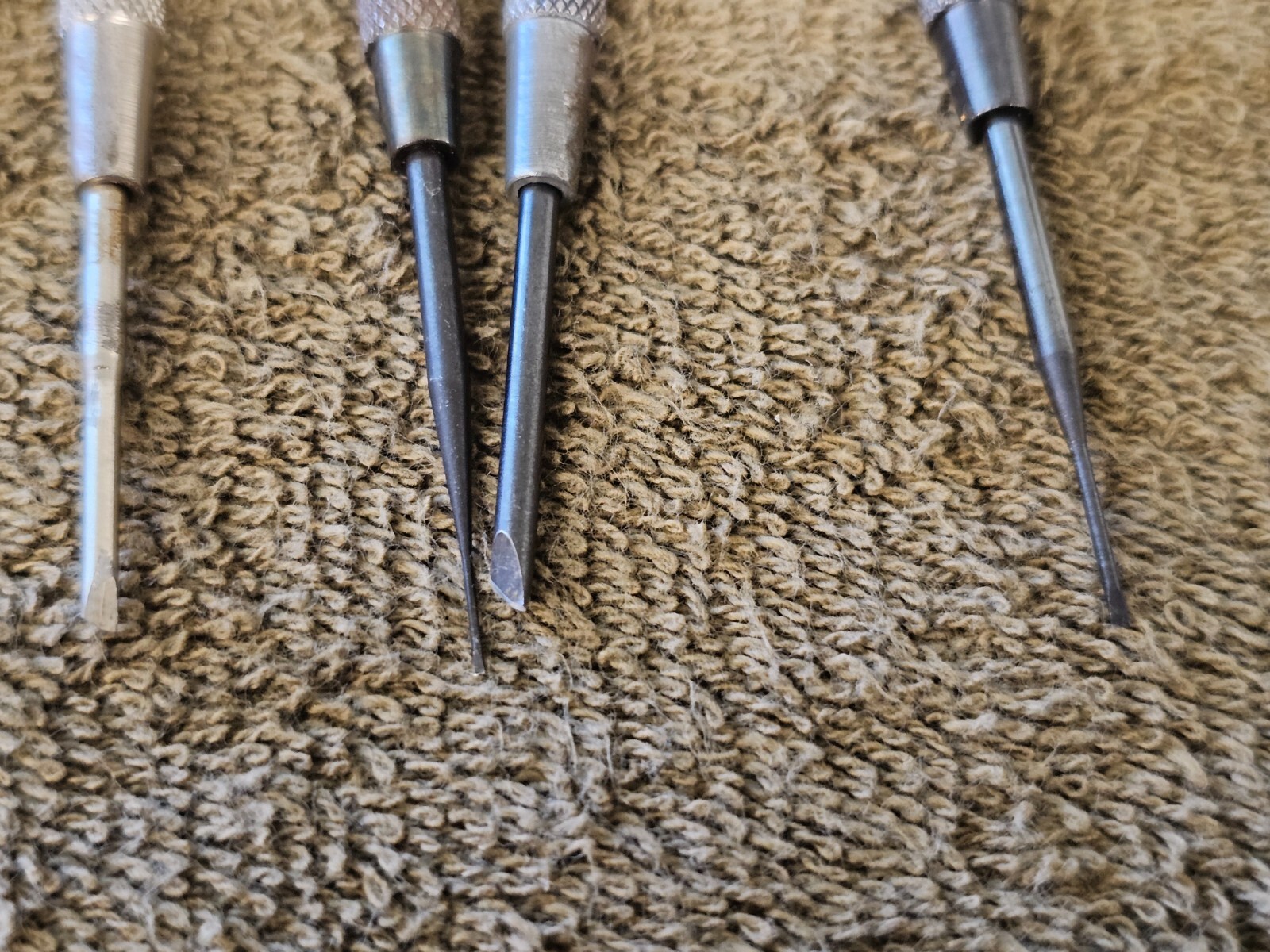20 Moody Precision Screwdriver Mini Driver Bit Flat Head Set Changeable Tips USA