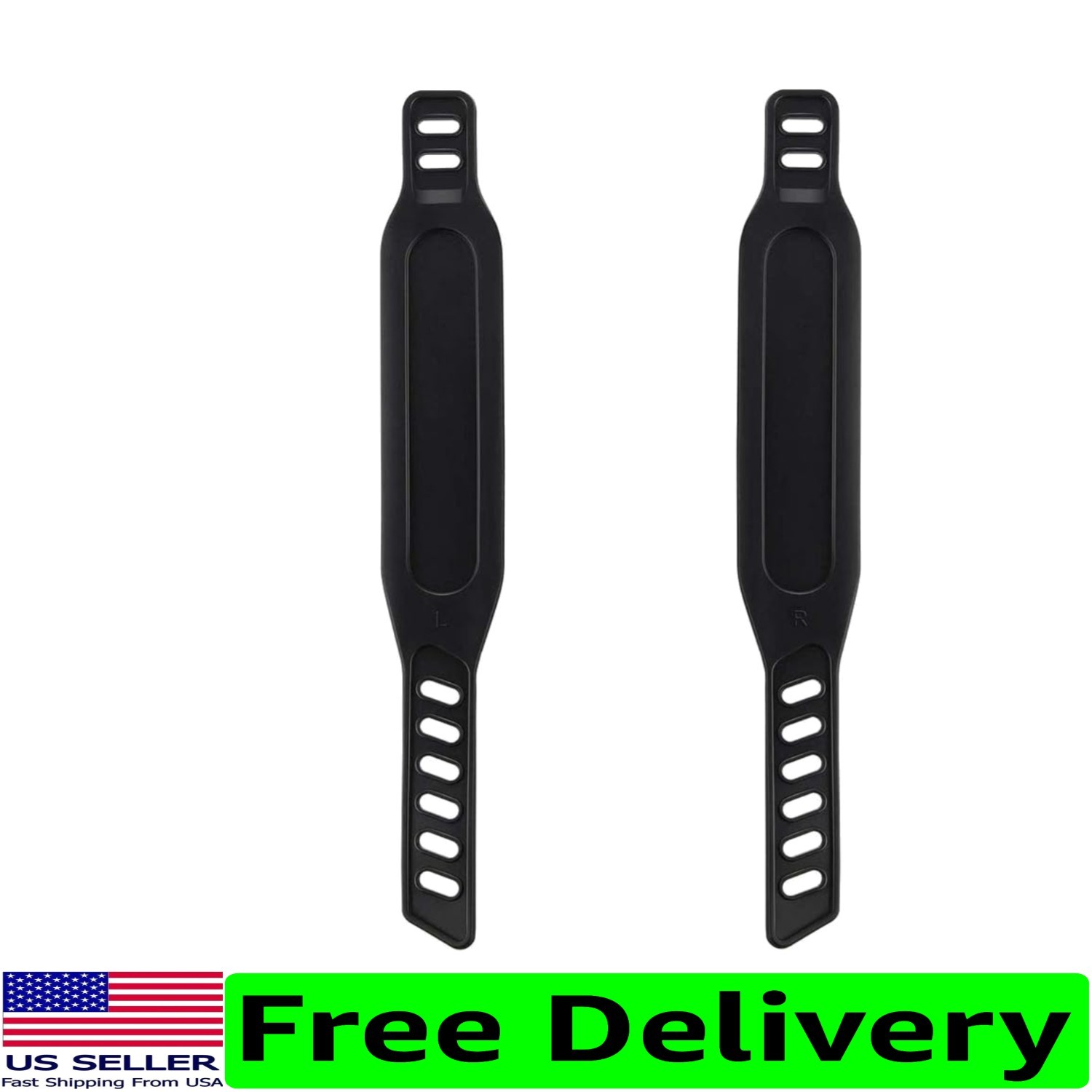 Universal Adjustable Bike Pedal Straps for Home & Gym - 31cm Nylon Straps