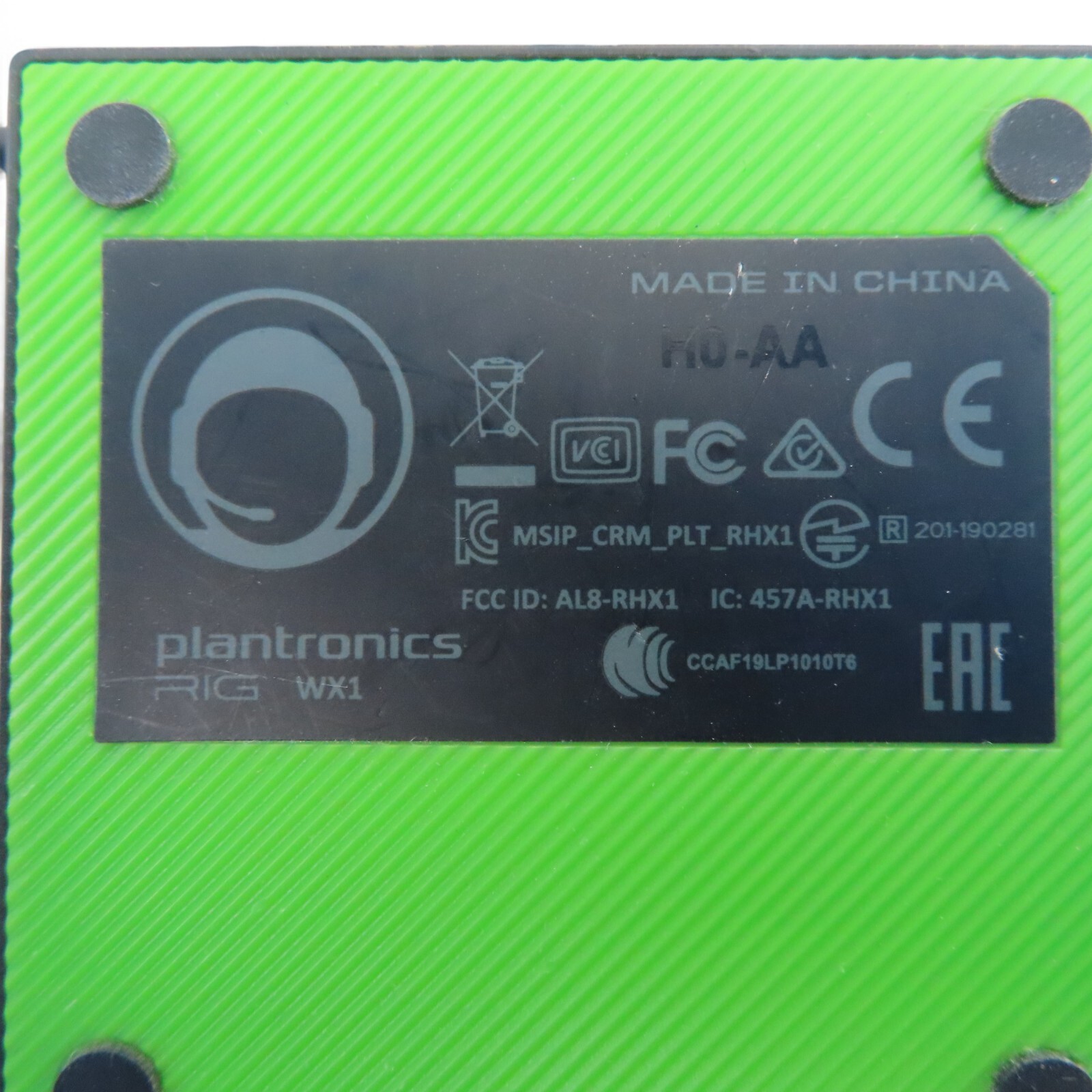 Plantronics RIG WX1 USB Dongle Transceiver Adapter For Plantronics RIG 800HS