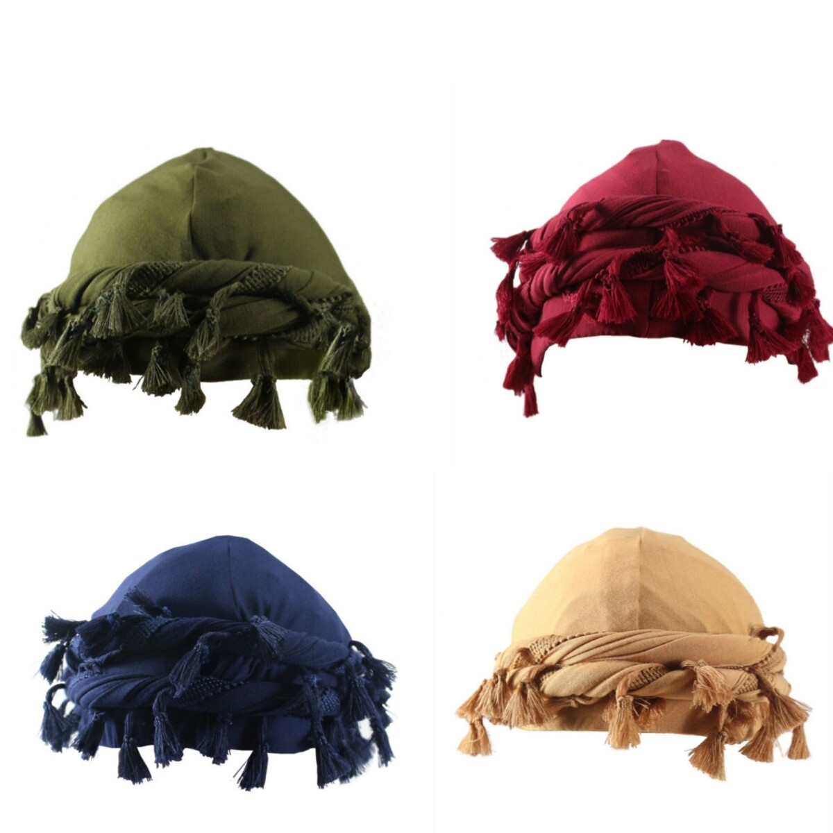 Turban Durag for Men Unisex Satin Silk Lined Elastic Turban Head Wrap Head Scarf