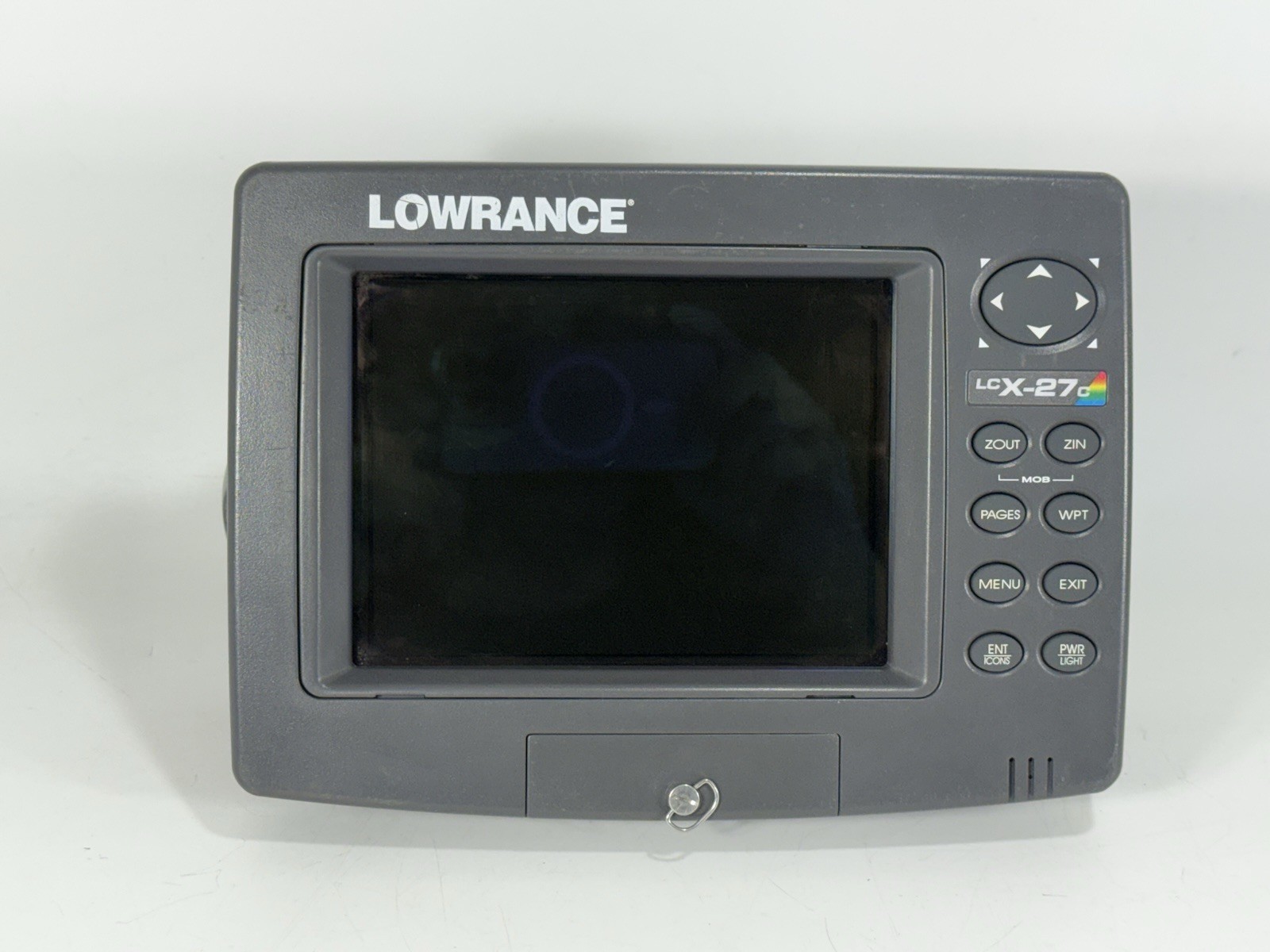 Lowrance LCX - 27c GPS Chartplotter / Fishfinder Head Unit ~ UNTESTED / AS-IS