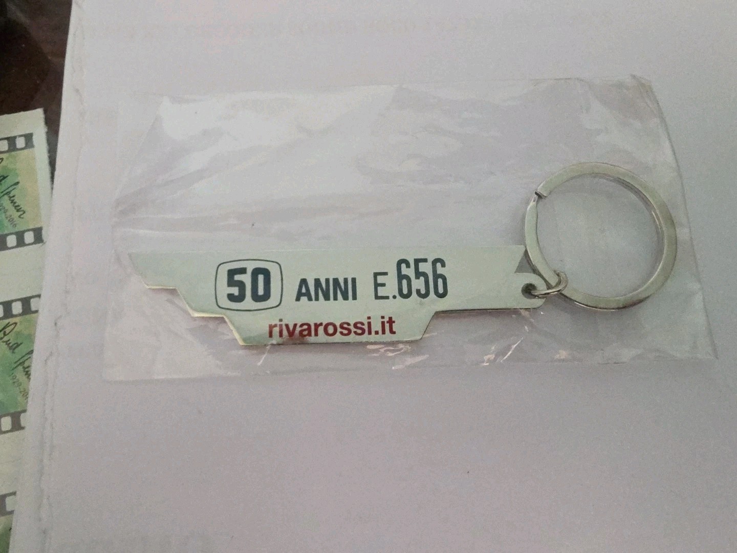 RIVAROSSI 50 years commemorative keychain E656