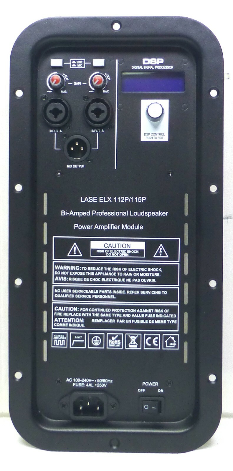 Replacement Amplifier Module Electro Voice EV ELX112P/115P Power Speaker w/ DSP