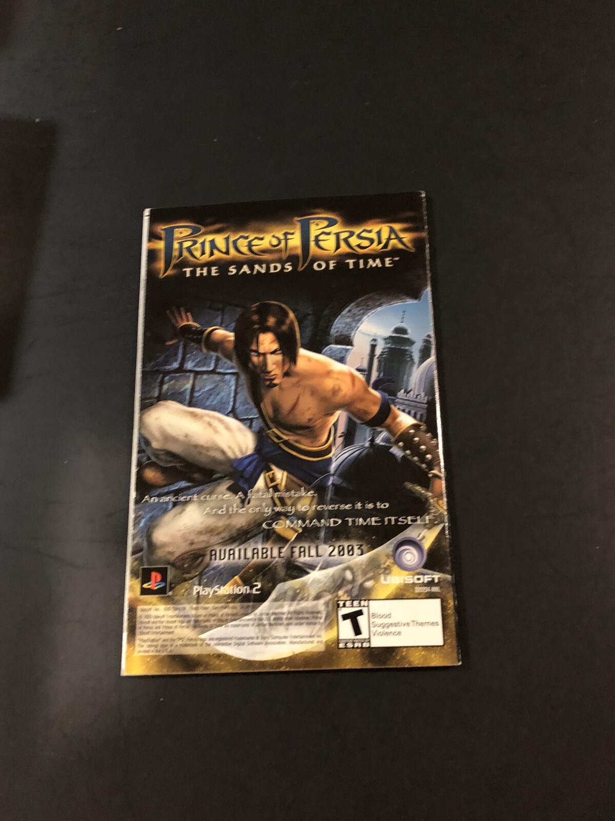 Thirteen ps2 Manual Only