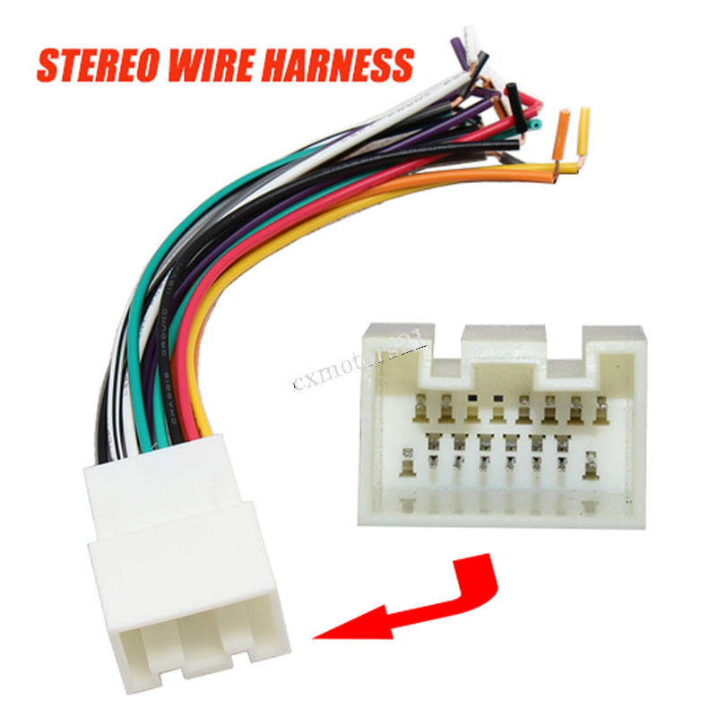 For Ford Ranger Escape F-150 Car Radio Stereo Wiring Harness Adapter Connector