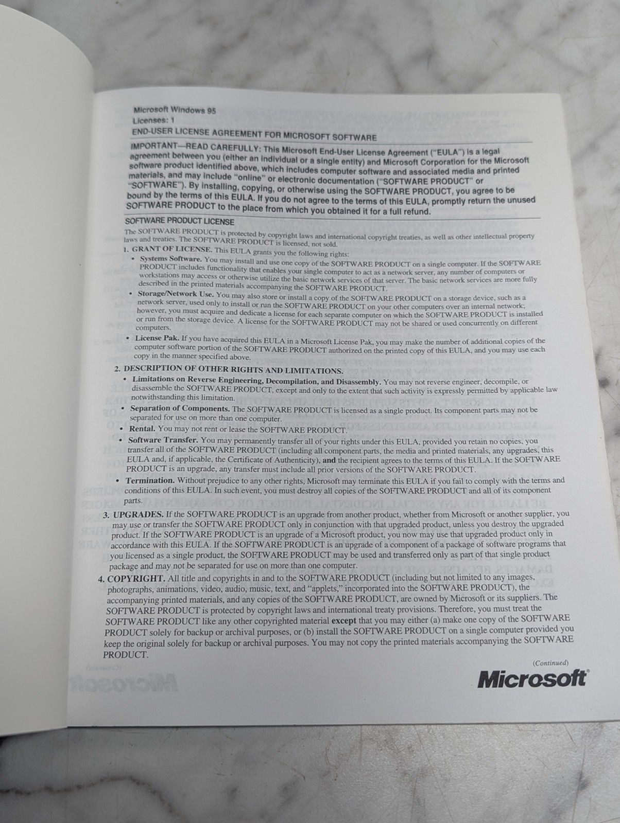 Microsoft Windows 95 Introducing Brochure Booklet Logo Cover
