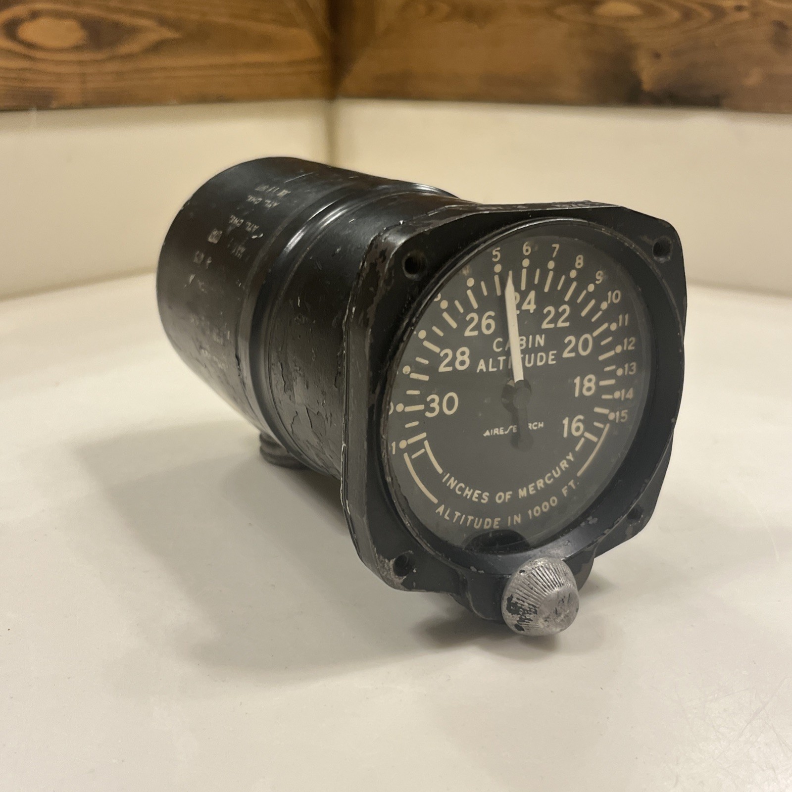 AireSearch Cabin Altitude Gauge 13050-10 Inches of Mercury