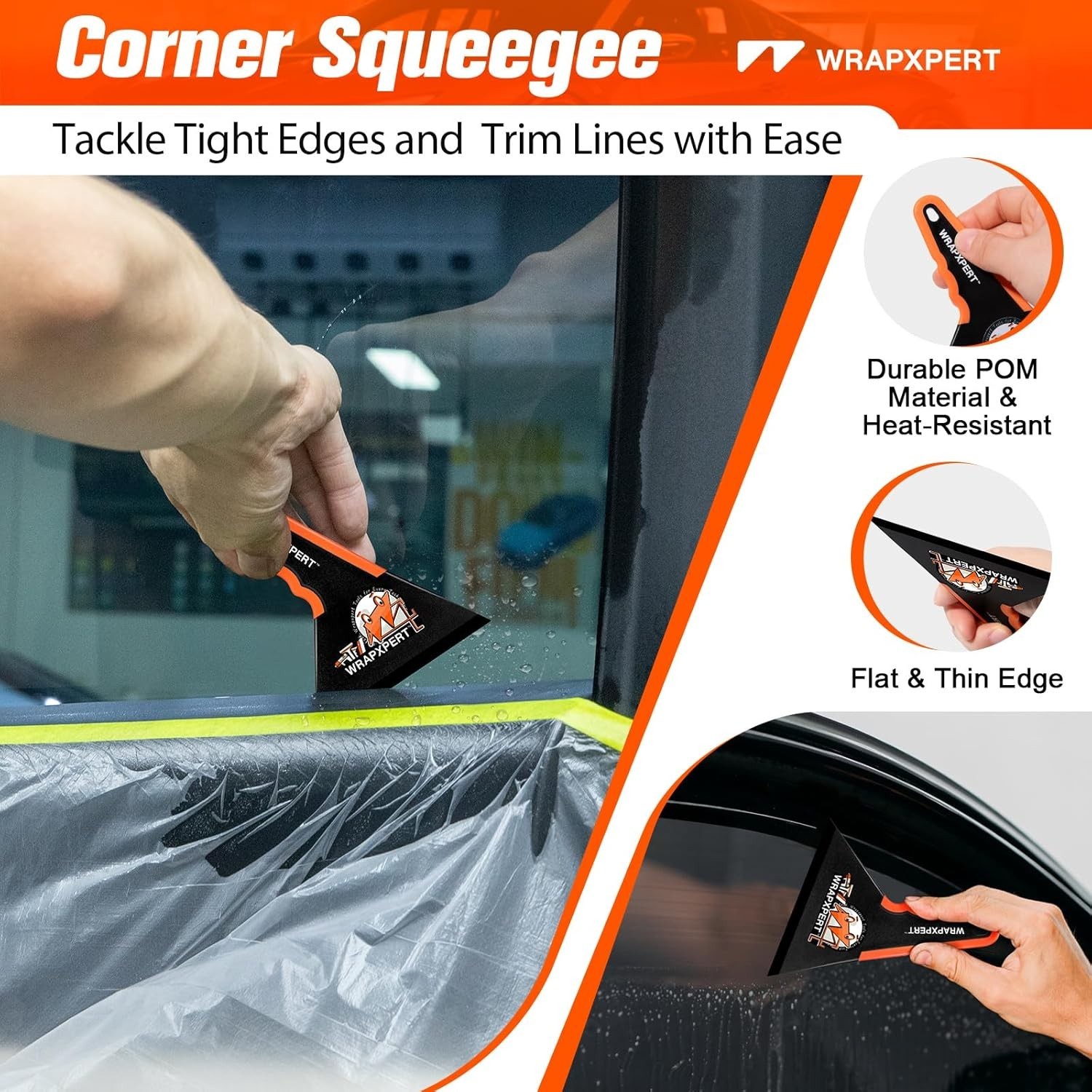 Complete Window Tinting Set: Heat Gun, Squeegees & Razor Scraper for Perfection