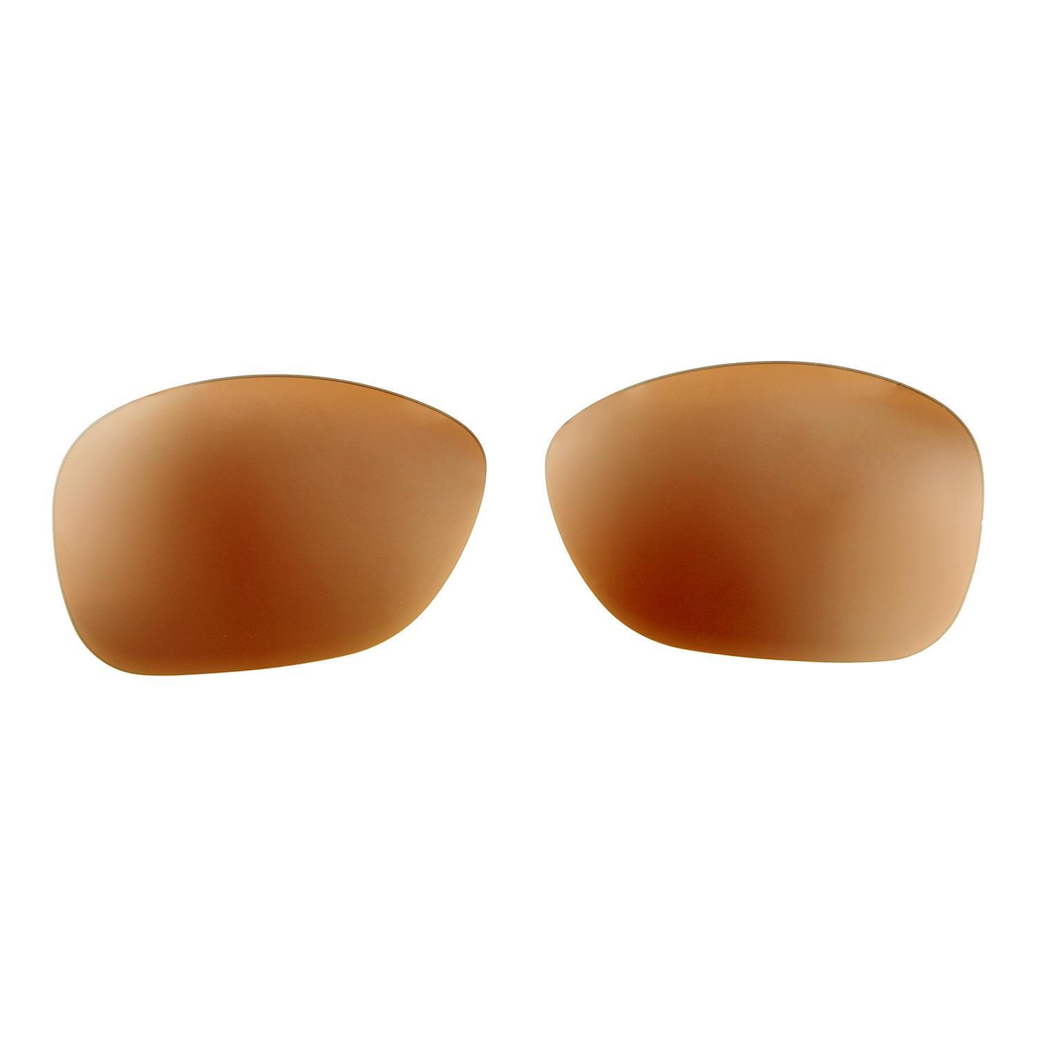 Walleva Brown Polarized Replacement Lenses For Oakley Conquest Sunglasses