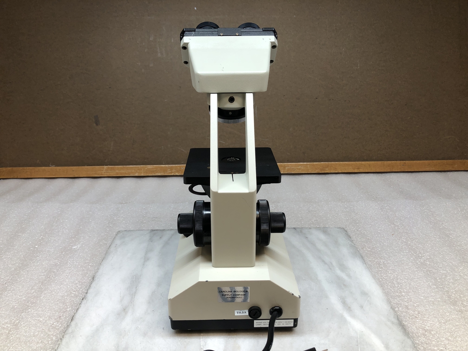Wolfe Biology Laboratory Binocular Microscope Manual Stage No Objective / Lens