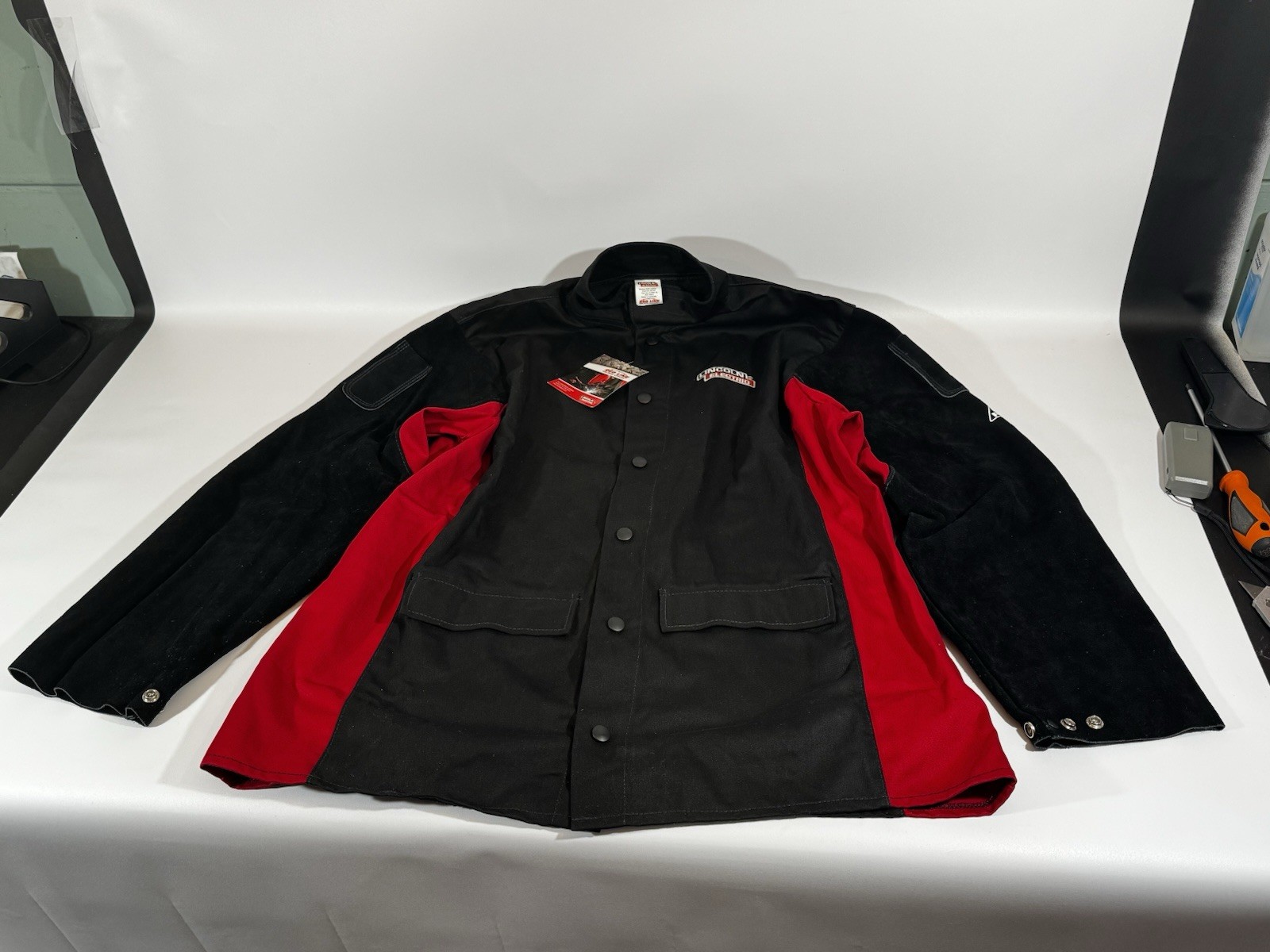 Lincoln Electric K2986 Shadow Split Leather Sleeved Jacket X- Large