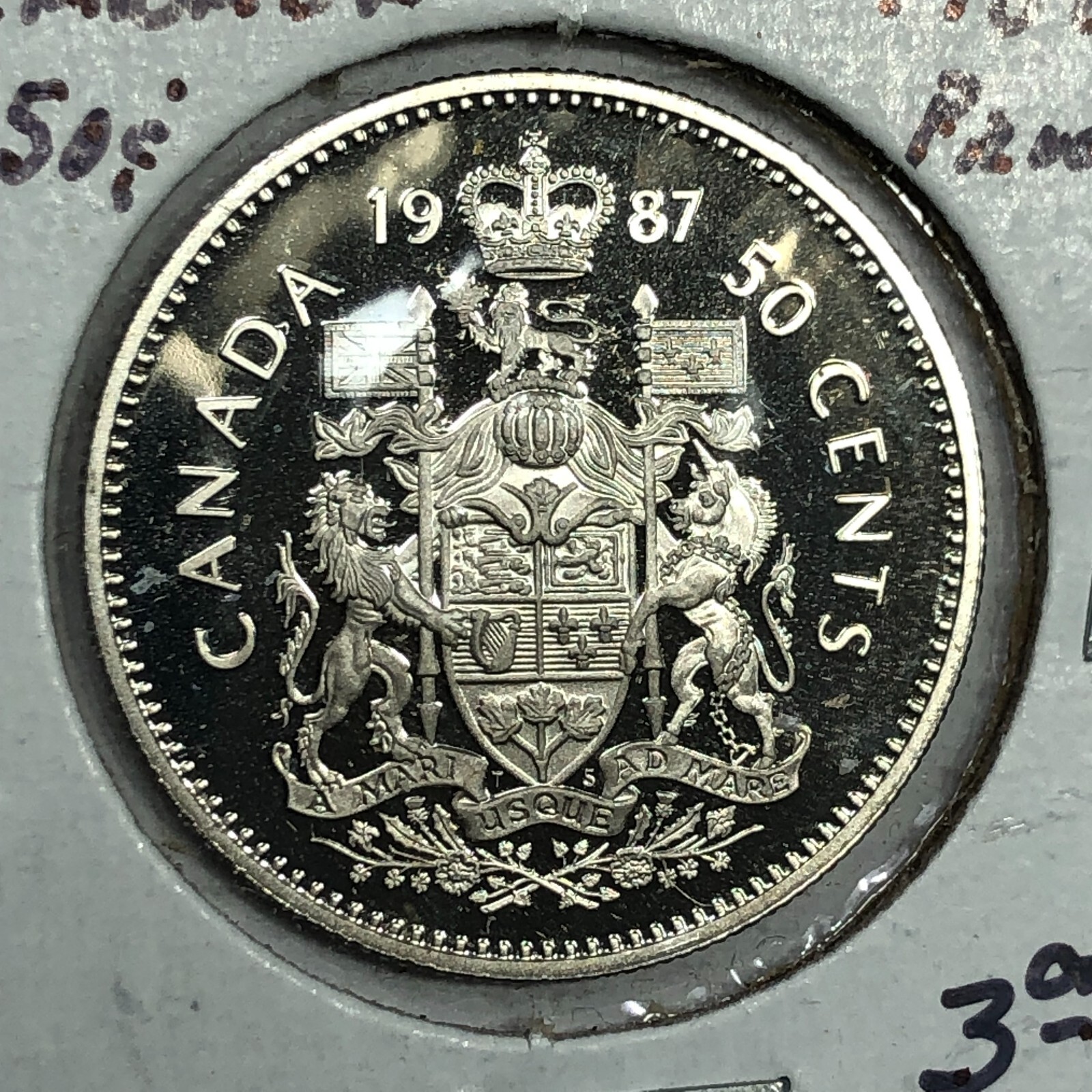 1987  Canada Fifty Cent Foreign Coin #1933