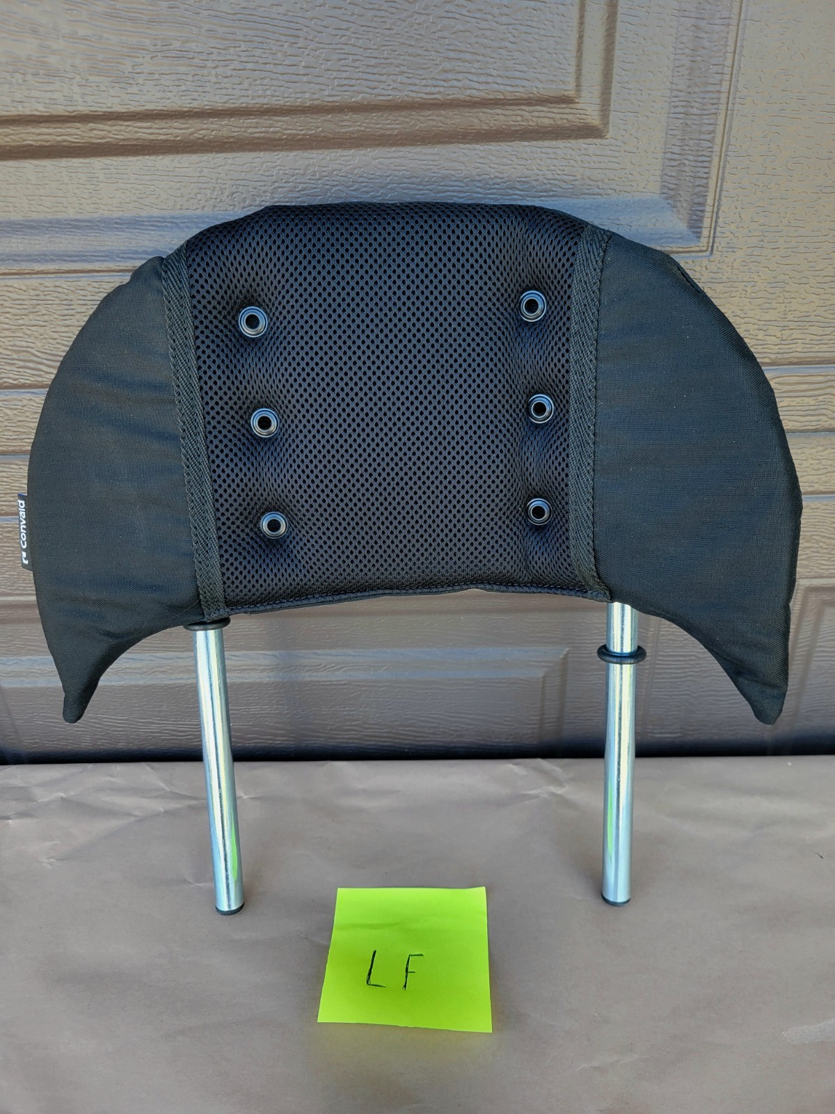 NEW Convaid Size 12 Headrest Extension Head Rest Black HeadRest Cruiser Ez Rider