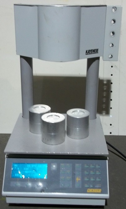 DYNISCO KAYENESS POLYMER TEST SYSTEMS, MODEL: D4003 MELT FLOW INDEXER ASTM D1238