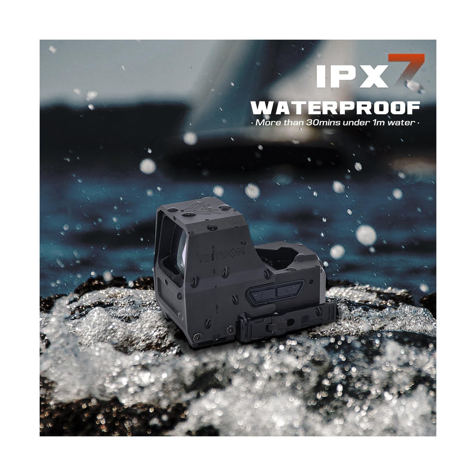 URSA Multi-Reticle Red Dot Sight, 1x35mm Extra-Large Window Reflex Sight, Sha...