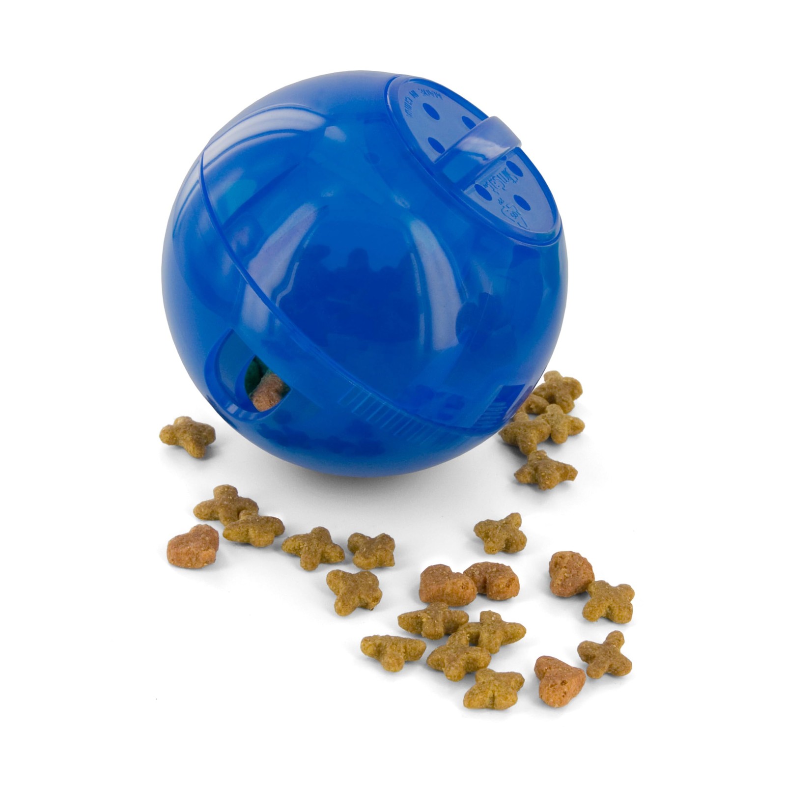 PetSafe SlimCat Interactive Feeder, BPA-Free, Adjustable Portions, Blue