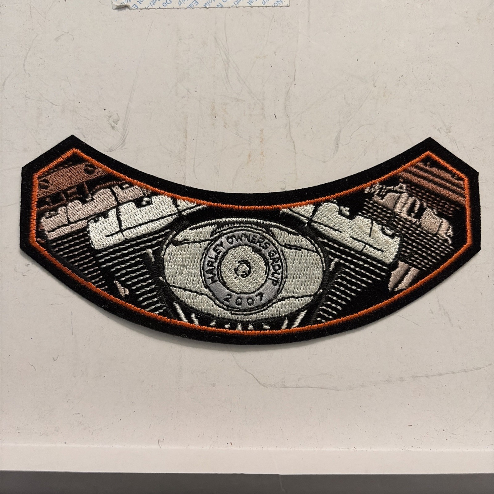 Harley-Davidson V-Twin Engine Embroidered Patch – New Box1-11