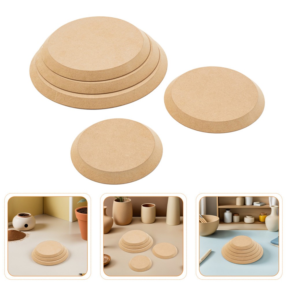5pcs Pottery Molds: Pottery Forms Model Forming Mould - Wooden Moulds For Clay