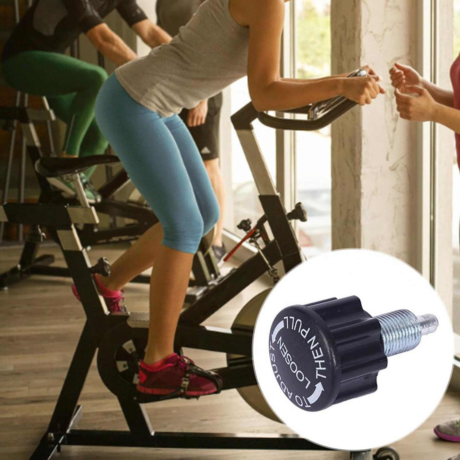 Pop Pull Pin Knob Indoor Exercise Bike Locking Pin Pull Pin Spring Knob Exer