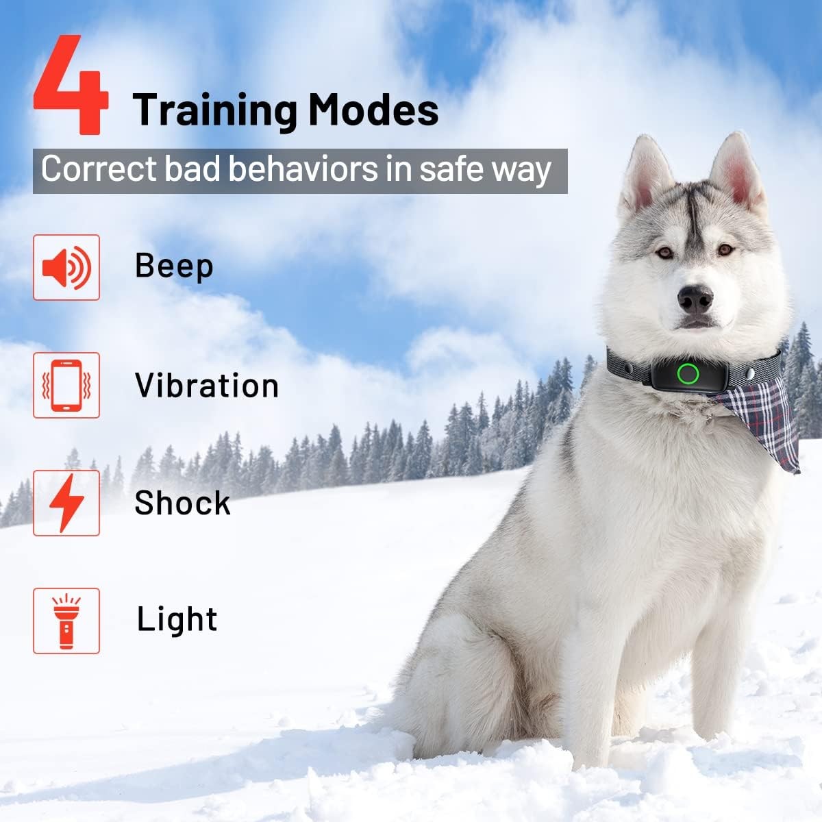 LetsWill Dog Training Collar 3300ft Remote, Waterproof, All Size