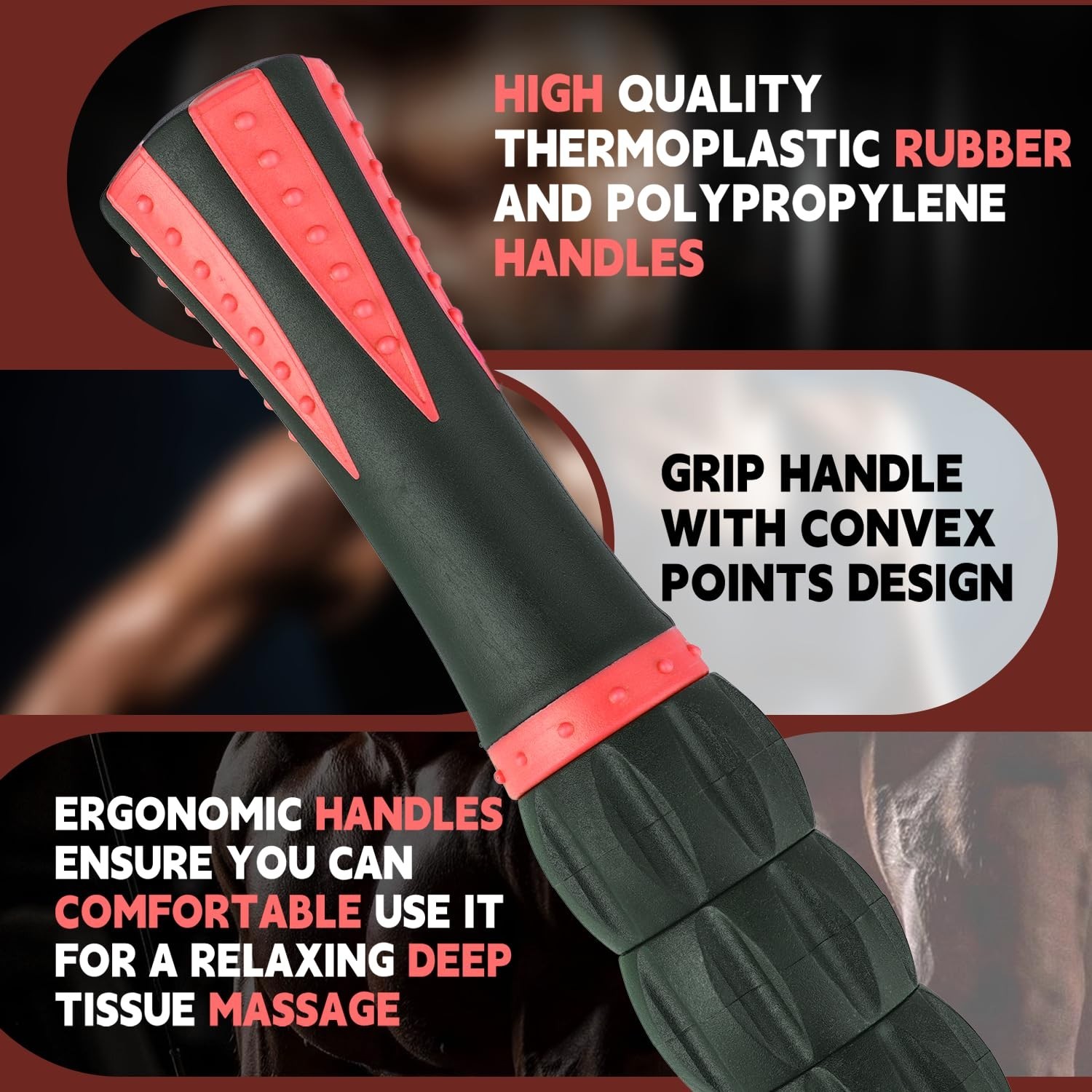 Massage Roller Stick,Muscle Roller Stick for Athletes, Liposuction Massage Ro...