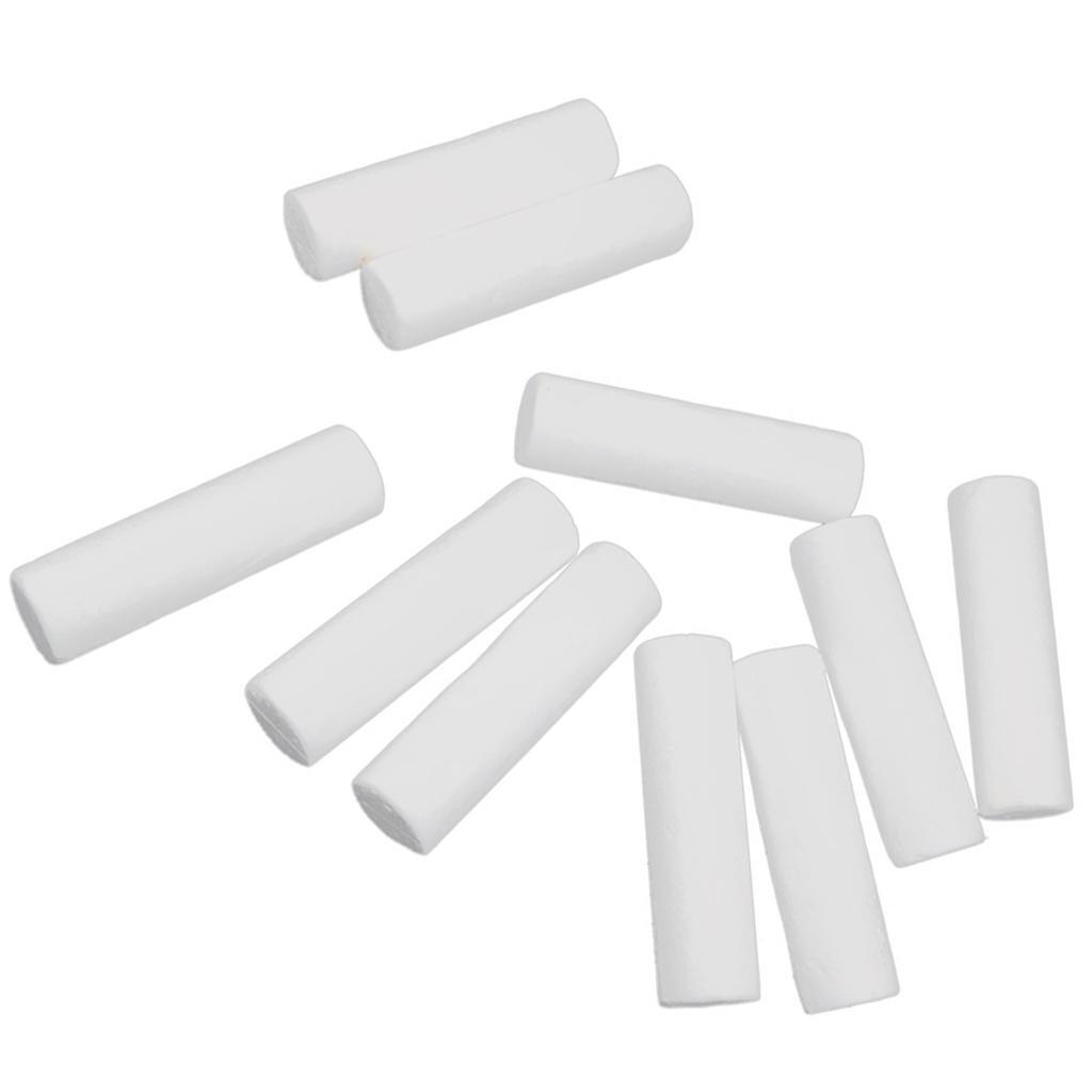 10pcs White Modeling Crafts Polystyrene Foam Cylinder